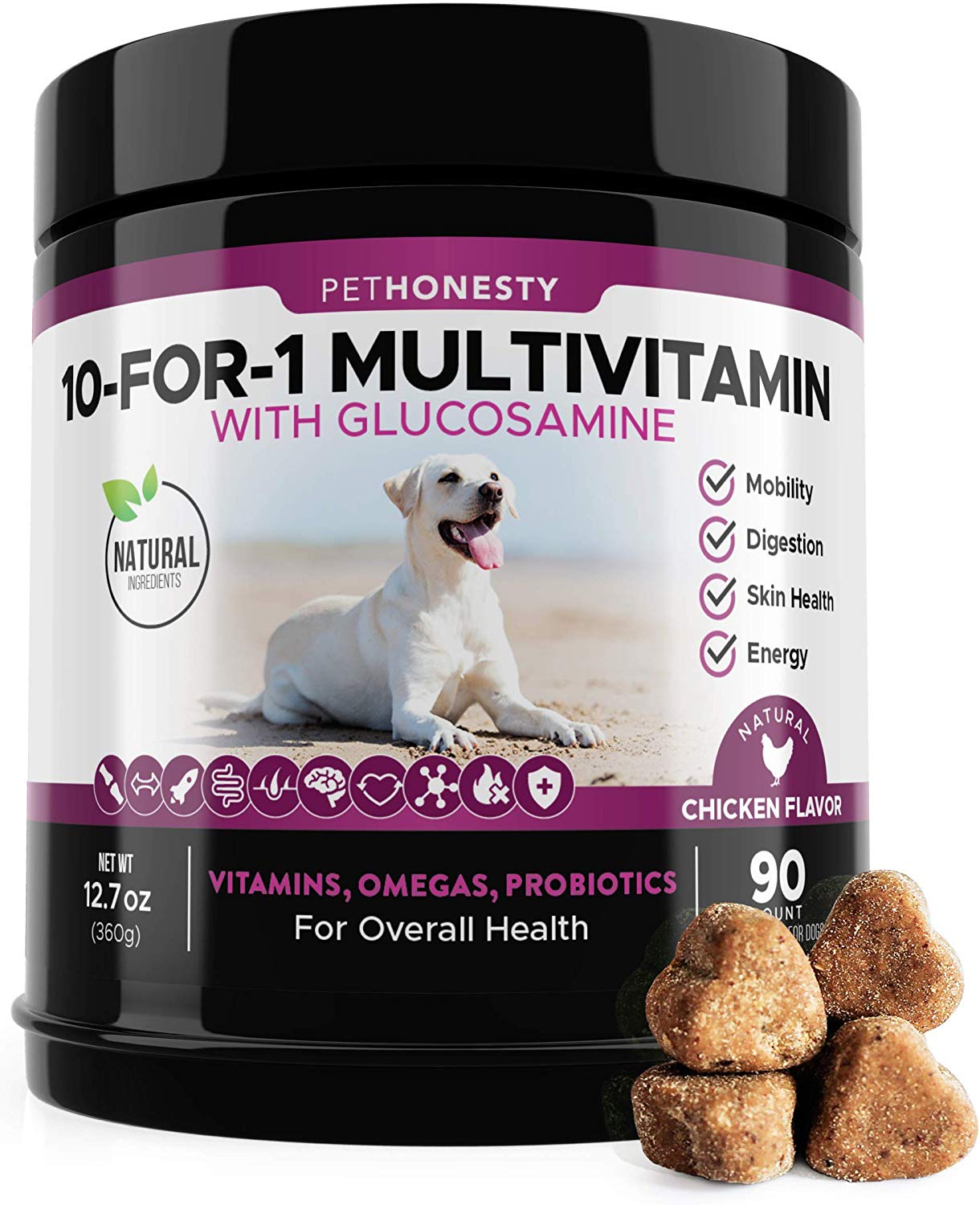 PetHonesty 10 for 1 Dog Multivitamin with Glucosamine Review FindReviews